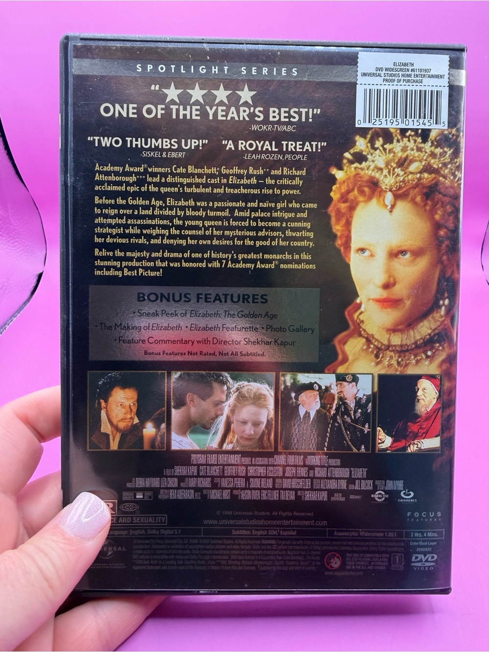 Elizabeth DVD - Picture 2 of 2
